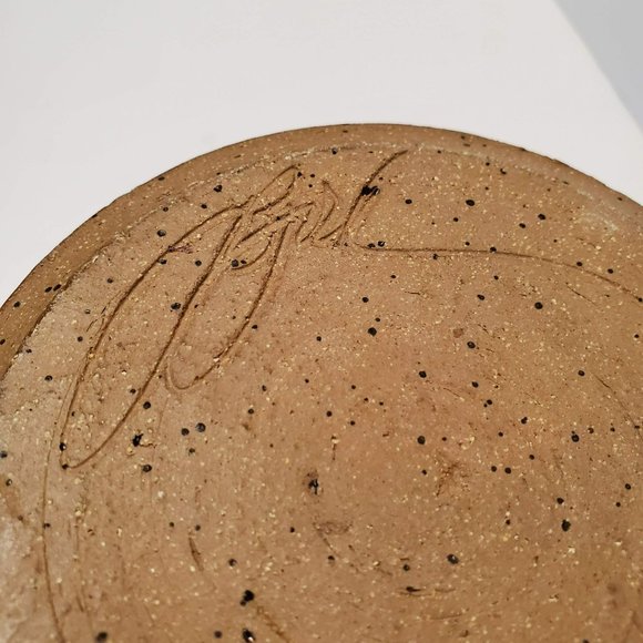 Large Studio Pottery Mug, Ceramic Tankard, Cobalt Blue, Signed Bjork - Picture 4 of 9